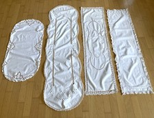 4 x alte Tischläufer