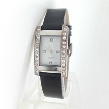 Armband Uhr Damen Strass Leder