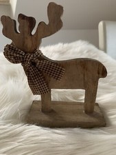 Deko Weihnachten Holz Elch