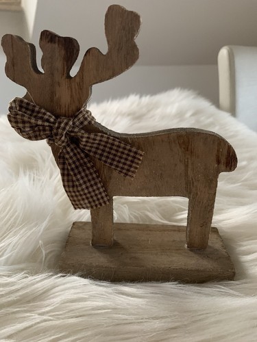 Deko weihnachten holz elch - weihnachten,