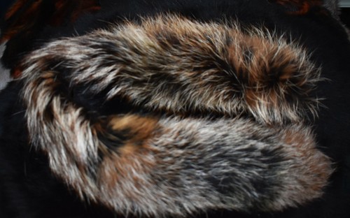 Echt pelzkragen raccoonpelz - echt,