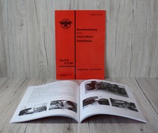 Hanomag R12 R12 KB Betriebsanleitung Traktor