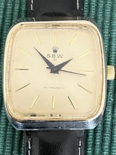 Armbanduhr, S.B.W. (Hersteller: RUHLA), Handaufzug, Gebraucht, funktioniert gut