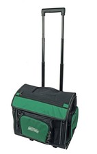 Werkzeugtrolley Werkzeugkoffer Werkzeugkiste Werkzugkasten mit Rollen Nylon Grün