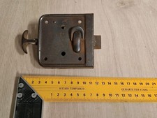 Kastenschloss antik alt.. Türschloss Stahl Tür ohne Schlüssel, 