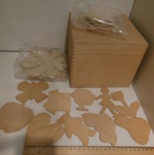 Ikea Holz Schablonen Pyssla 26 Stück - 3 Beutel mit Holzkiste neu und gebraucht