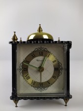 Vintage Tischuhr mit Wecker von Blessing (West Germany) - 60er/70er Nostalgie