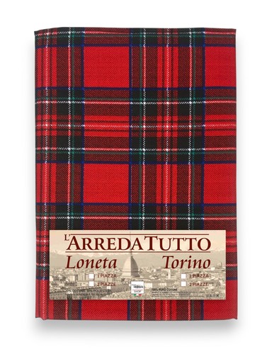 Rote tartan decke - tartan-decke, –
