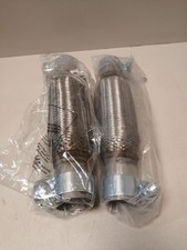 2x Flexrohr - Universal - Edelstahl - Interlock - 50 x 200 x 320mm - mit 2 Schel