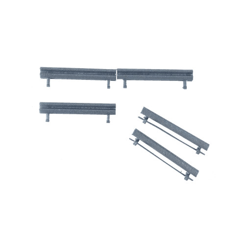 Spur leitplanken set - spur, silber