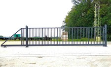 7000x1800 manuell Industrietor Schiebetor Hoftor freitragend - SOFORT verfügbar