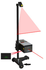 Scheinwerfereinstellgerät Mawek SEG025XX mit Laservisier und Laserpointer