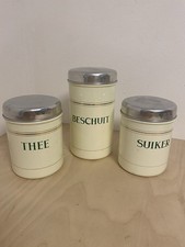 Emaille Vorratsdosen Beige