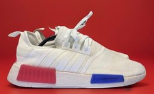 Adidas Sneaker NMD R1 Weiss Rot Blau Tricolore ·Gr 45 1/3 · Herren Streetwear