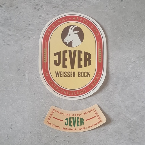 Jever bieretikett - jever,