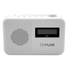 Pure Elan One2 DAB+/UKW Radio Bluetooth 5.1 LCD Weiß Batteriebetrieb