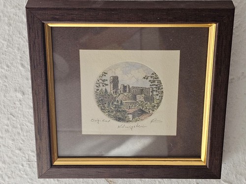 Originalradierung königstein - originalradierung,