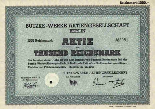 Butzke werke 1942 - butzke, berlin