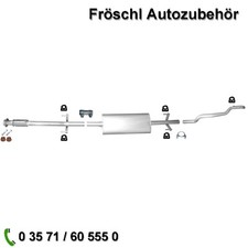 Komplette Auspuffanlage