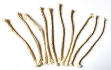 10 alte Dochte  Ø ca. 3 mm für alte Benzinfeuerzeuge / Feuerzeug Ersatzteile
