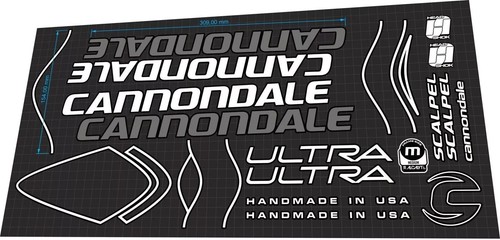 Cannondale scalpel decal set - cannondale,