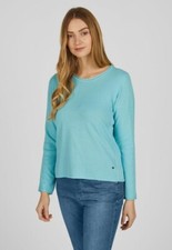 UVP 59.99 Rabe Damen-Pullover, Struktur-Design, Hochwertige Qualität, Aqua Blau