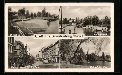 Ansichtskarte brandenburg - ansichtskarte,