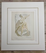 SALVADOR DALI Göttliche Komödie - Inferno Canto 3 Holzschnitt handsigniert Lithographie