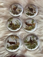 6 Untersetzer Porzellan 10 cm