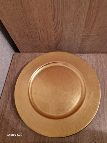 Goldene platzteller - 8,