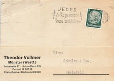 108707) DR Blg mit Perfin /