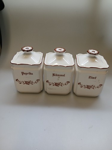 Vintage vorratsdosen keramik - vorratsdosen,