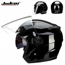 Herren Motorrad Halbhelme Dual
