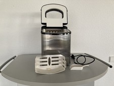 Eiswürfel Maschine Bereiter Icemaker Kompressor Tisch Klarstein Manhattan Silber
