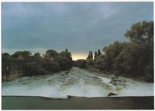 AK Bitterfelder Land, Jeßnitz, Mulde-Wehranlage, um 1995, unversandt