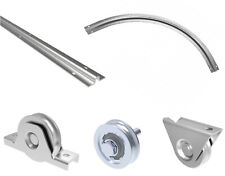 Bodenlaufschiene Kurve Schiene U-Form 100cm R8 Bodenlaufrolle Tor Stahl verzinkt