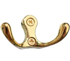 Kleiderhaken Wandhaken Mantelhaken Garderobenhaken Huthaken 32 Gold