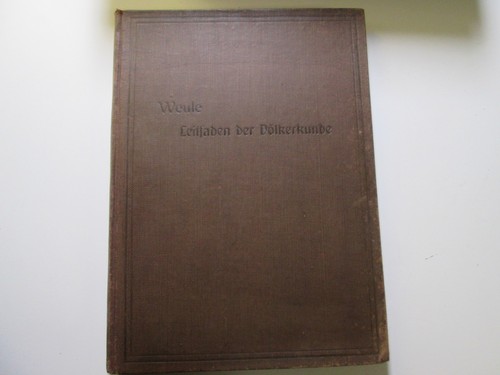 Karl weule leitfaden der - karl, weule: