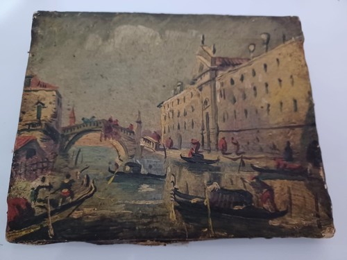 Italienisches ölgemälde mit - italienisches,