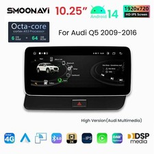 Android 14 8 Kern 64GB Wireless Carplay GPS DAB NAVI Autoradio für Audi Q5 High