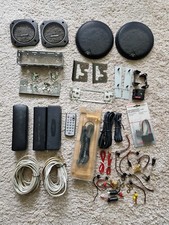 Kenwood und Blaupunkt Lautsprecher Abdeckung Kabel Stecker Radio Einbaurahmen