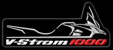 Suzuki V-Strom 1000 bike Aufnäher iron-on patch