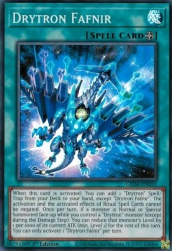 Yugioh drytron fafnir - drytron,