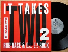 ROB BASE & D.J. E-Z ROCK - IT TAKES TWO ** BCM 1988 **  12" HIP HOP MAXI SINGLE