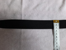 elastischer Gummiband schwarz