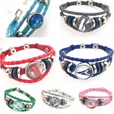 Braided Leather Snaps