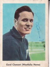 Gerd Clement - Westfalia Herne - Heinerle Sammelbild - original signiert