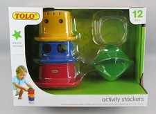 TOLO Activity Stacker Alter 12 Monate + Kind Entwicklung Spielzeug