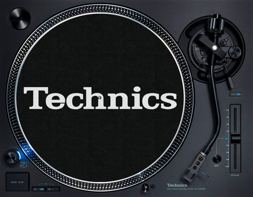 Technics weiß auf schwarz