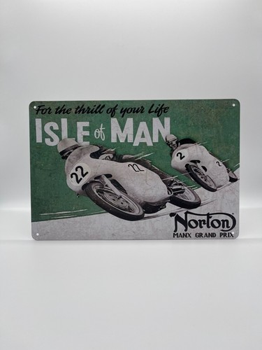 Blechschild norton motorräder - blechschild,